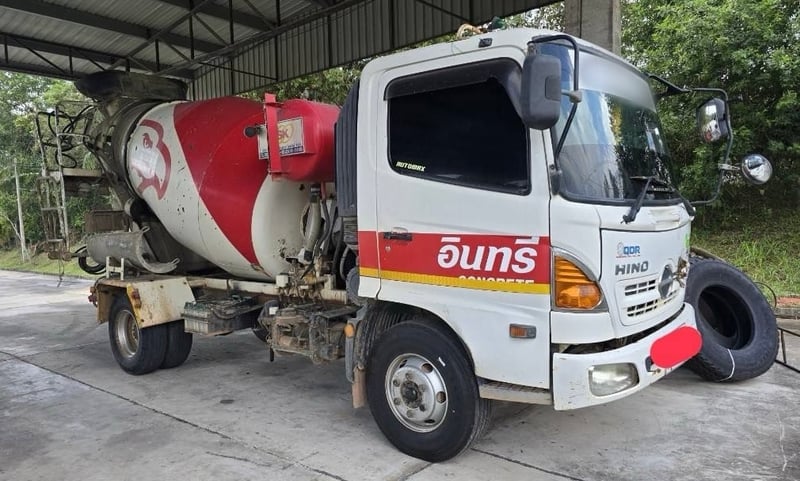 ขายรถ6ล้อโม่ปูน HINO 175แรงม้าปี57 เดิมๆเน้นโทร 099-4982892