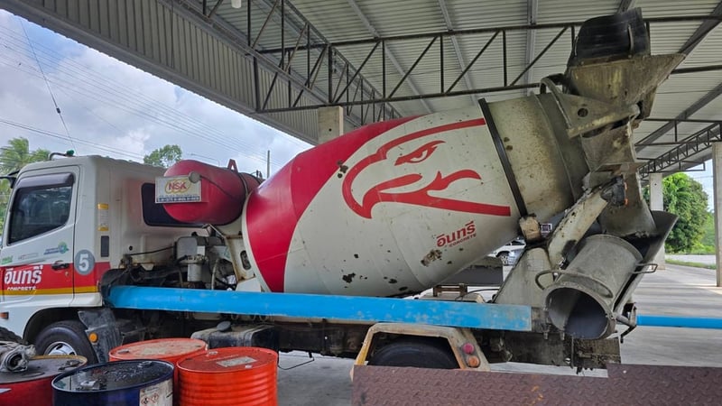 ขายรถ6ล้อโม่ปูน HINO 175แรงม้าปี57 เดิมๆเน้นโทร 099-4982892