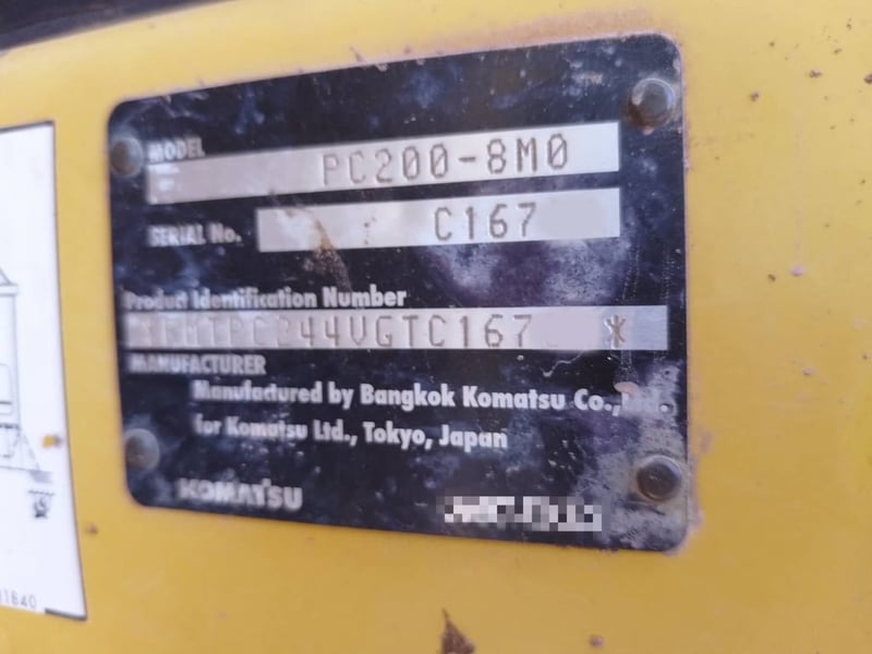 ขายรถแบคโฮ PC200-8MO 11,000ชั่วโมง เล่ม เน้นโทร 099-4982892