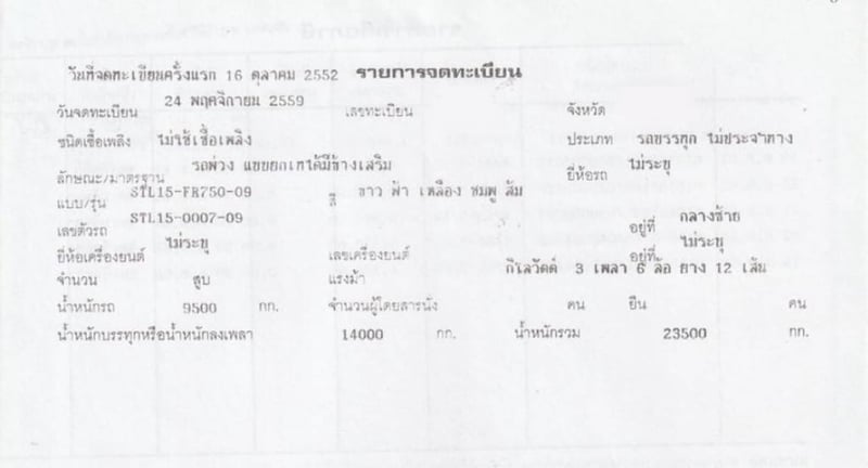ขายรถ22ล้อดั้ม HINO 344 กับหางSTL เดิมๆเน้นโทร 099-4982892