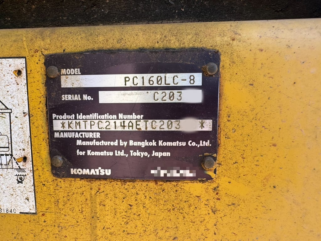 ขายรถแบคโฮ PC160LC-8 สวยเดิม เล่ม เน้นโทร 099-4982892