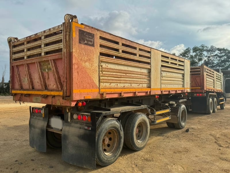 ขายรถพ่วง18ล้อดั้ม HINO 344กับหาง SMM เดิมๆเน้นโทร 099-4982892