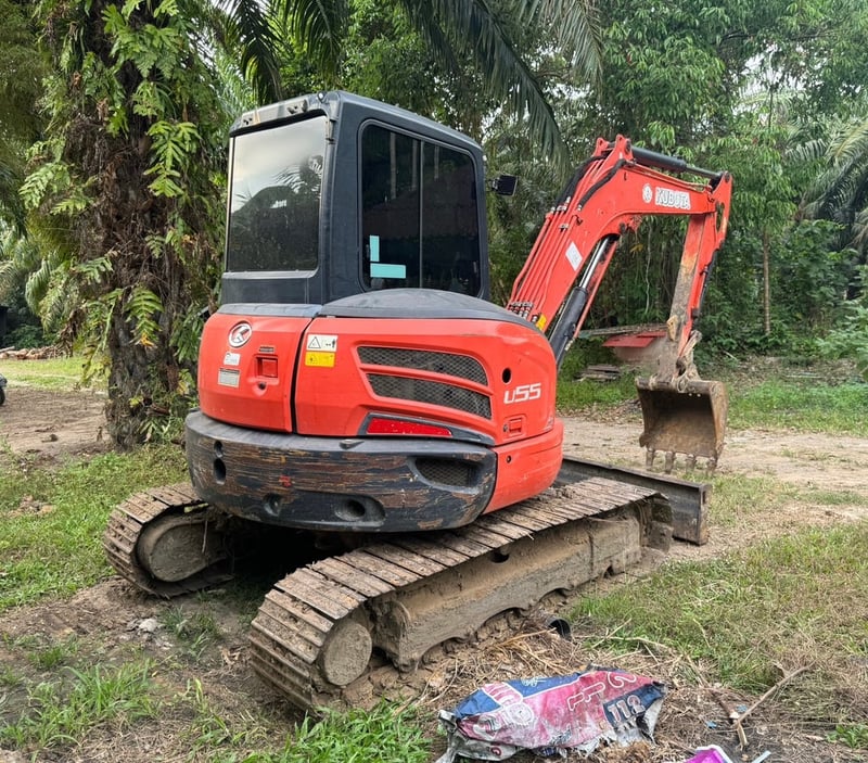 ขายรถแบคโฮ U55-6 ทำงาน 6,900ชั่วโมง เดิมๆเน้นโทร 099-4982892