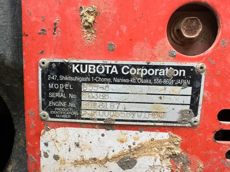 ขายรถแบคโฮ U55-6 ทำงาน 6,900ชั่วโมง เดิมๆเน้นโทร 099-4982892