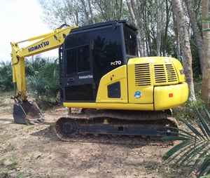 ขายรถแบคโฮ PC70-8 ทำงาน 12,000ชั่วโมง เล่ม เน้นโทร 099-4982892