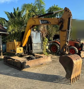 ขายรถแบคโฮ SY75C ทำงาน 5,800ชั่วโมง ชุดจด เน้นโทร 099-4982892