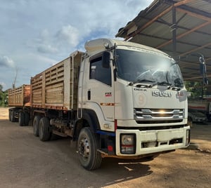 ขายรถพ่วง22ล้อดั้ม ISUZU 360 กับหางSMM เดิมๆเน้นโทร 099-4982892