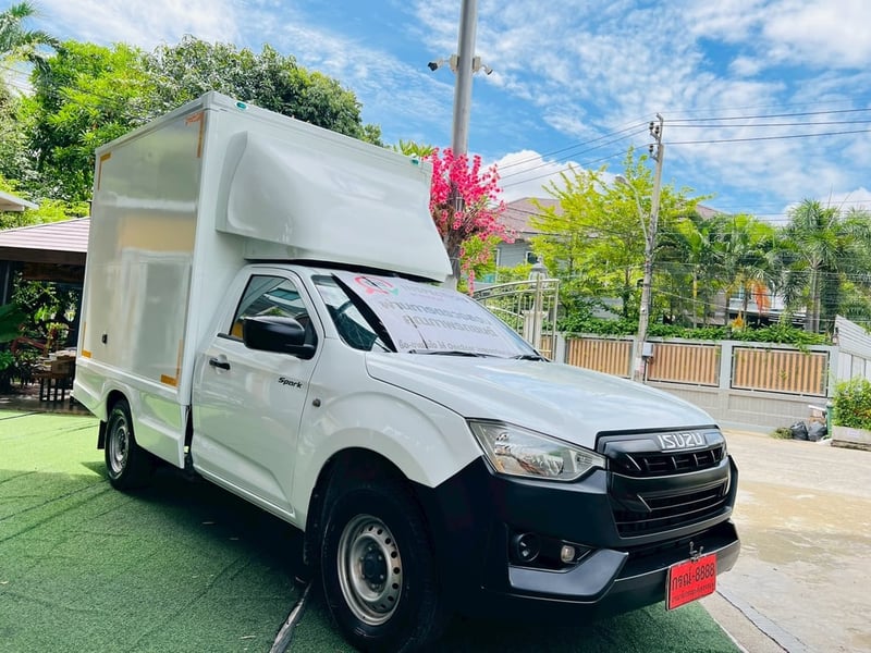 Isuzu D-Max 1.9 ตอนเดียว MT ปี 2021 ตู้ทึบแห้งสูง 1.8 เมตร Isuzu D-Max 1.9 ตอนเดียว MT ปี 2021 ตู้ทึบแห้งสูง 1.8 เมตร