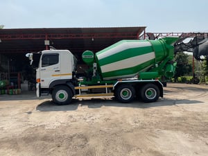 HINO FM รถบรรทุก 10ล้อ โม่ผสมปูน 7 คิว ปี65 