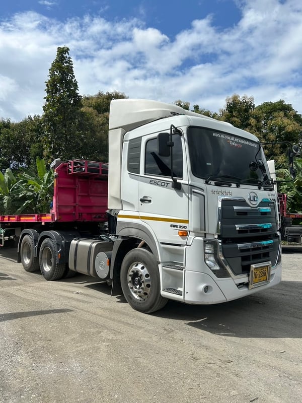 UD 390 ปี 65 หางพื้นเรียบพนัส 3 เพลา มี 3 คันให้เลือก