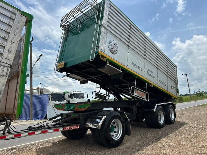 พ่วงแม่ลูก 360 ปี 60 ปลายปี เฟืองเร็ว กระบะมิเนียมดั้มเกษตร พื้นสแตนเลส อู่ ส.สมบัติ