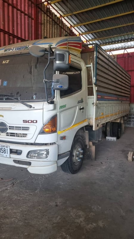 HINO FC รถบรรทุก 6ล้อ กระบะคอกสูง ปี56