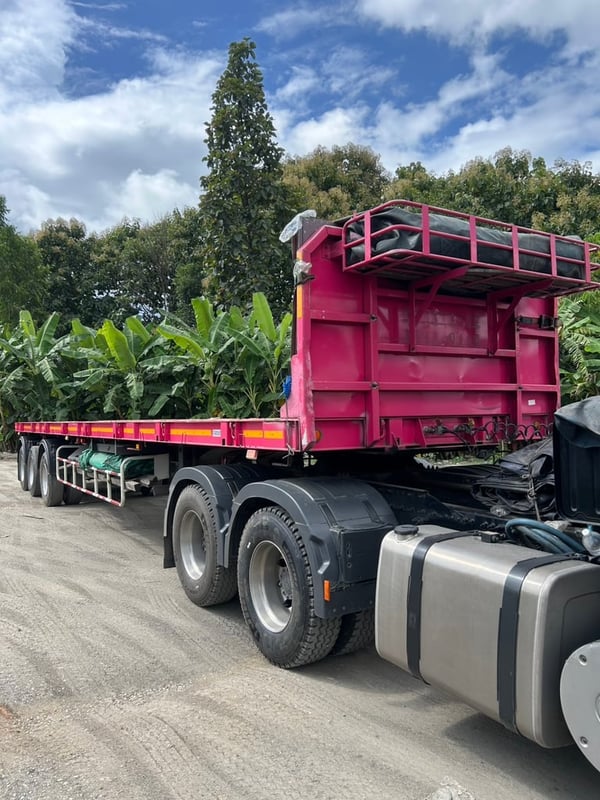 UD 390 ปี 65 หางพื้นเรียบพนัส 3 เพลา มี 3 คันให้เลือก