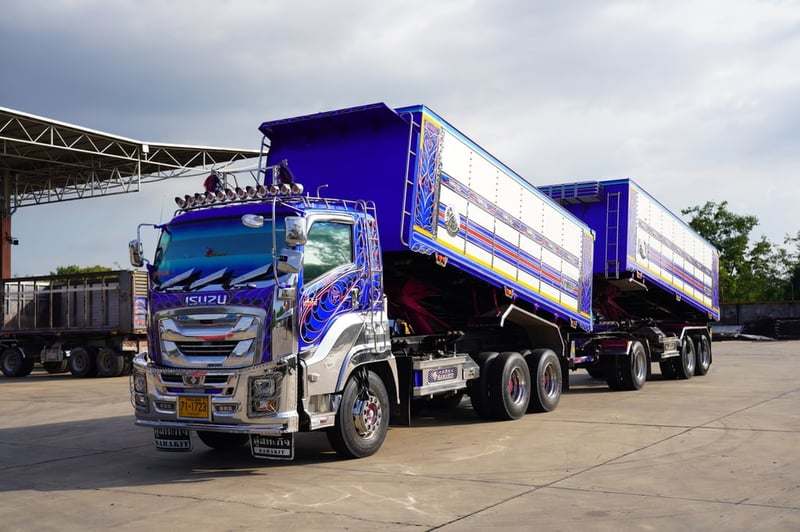 FXZ360 ปี 66 MT กระบะดั้มอลูมิเนียม อู่สหกิจ