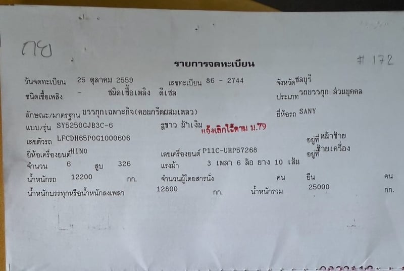 รถโม่ปูนซานี่326แรง