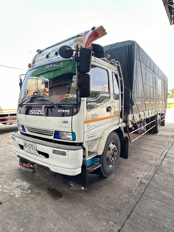 ISUZU FTR 200แรงม้า รถบรรทุก 6ล้อ ดั้มพ์ ปี2006 เลขไมล์มากกว่า 800,000 กม.
