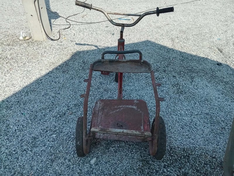 สามล้อถีบโบราณ BISHITA งานเหล็ก ตามสภาพนะครับ โชว์ สะสม ตกแต่งบ้าน ตกแต่งร้าน  วินเทจสวยคลาสสิค