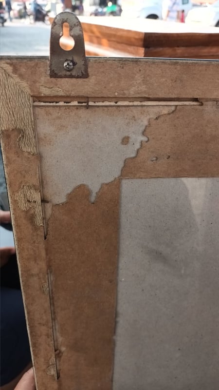 รูปหลวงพ่อสดวัดปากน้ำ อัดกระจกกรอบไม้เก่า เข้าแบบเก่า เก่าเก็บ สภาพสวย ขนาดกรอบ 40 x 50ซม. เก่าแท้แน่นอน