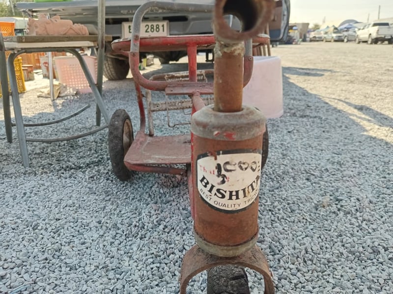 สามล้อถีบโบราณ BISHITA งานเหล็ก ตามสภาพนะครับ โชว์ สะสม ตกแต่งบ้าน ตกแต่งร้าน  วินเทจสวยคลาสสิค