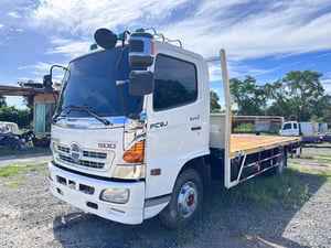 ขายรถหกล้อ ฮีโน่ พื้นเรียบ ปี62 สภาพสวย พร้อมใช้งาน