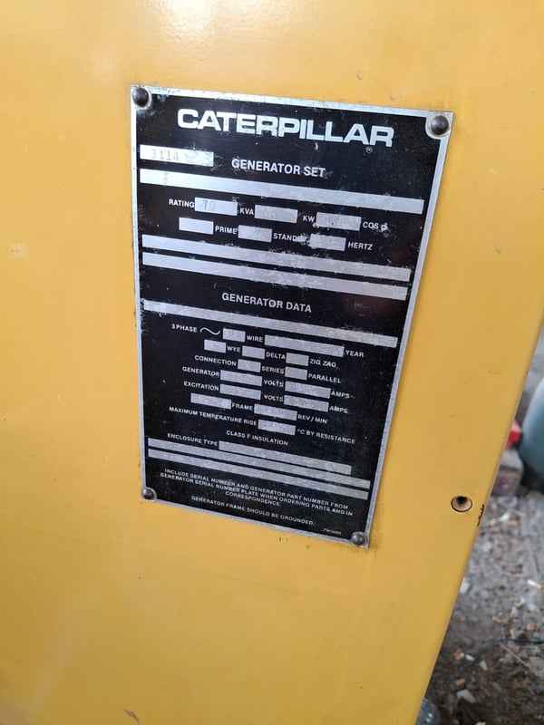 เครื่องปั่นไฟcatเครื่องอีซูซุ70kva