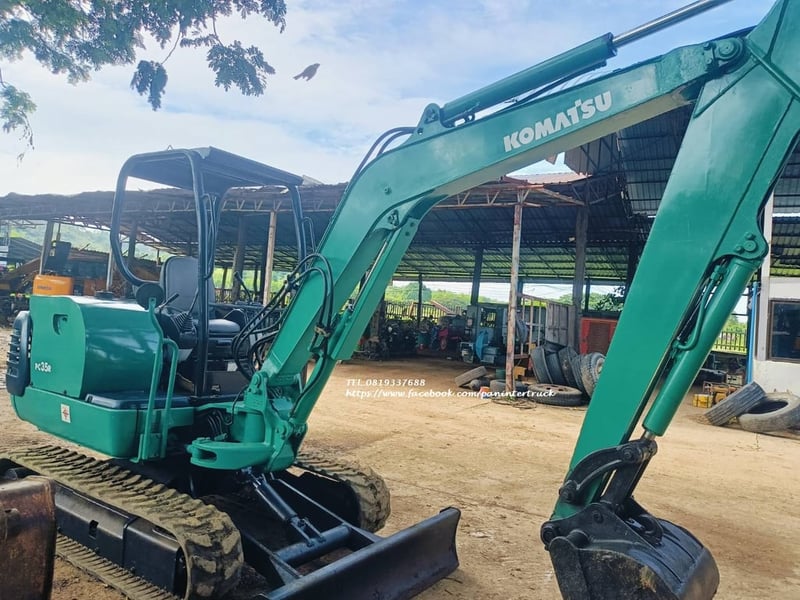 รถขุดเล็ก #รถขุด #รถขุดโคมัสสุ MINI. EXCAVATOR #KOMATSU  #PC35R8 #PC35 R-8 #รถขุด3ตัน