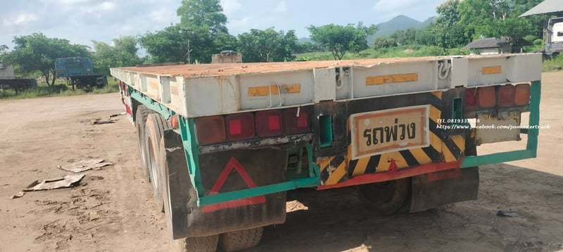 211,000 บาท 🎉 #หางพื้นเรียบ   #รถกึ่งพ่วง แบบรุ่น CM64 สีขาว