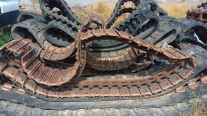 SALE FROM JAPAN #TRACK SHOE5 (คู่ละ) 15,500  Uาท #โซ่พร้อมแผ่นแทรค #แทรครถขุด