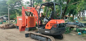 333,000 บาท 🎉 #มีเล่มทะเบียน   #รถขุด #รถขุดเล็ก #KUBOTA MINI. #EXCAVATOR #KX91 #KX91-3SX #คูโบต้า  👍 ขนาด 3ตัน ปี62