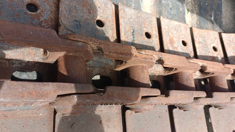 SALE FROM JAPAN #TRACK SHOE5 (คู่ละ) 15,500  Uาท #โซ่พร้อมแผ่นแทรค #แทรครถขุด