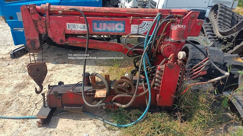45,000 Uาท 🎉สินค้าเก่านอก #ยูนิค ขนาด 1ตัน TRUCK MOUNTED CRANE #UNIC #FURUKAWA 
