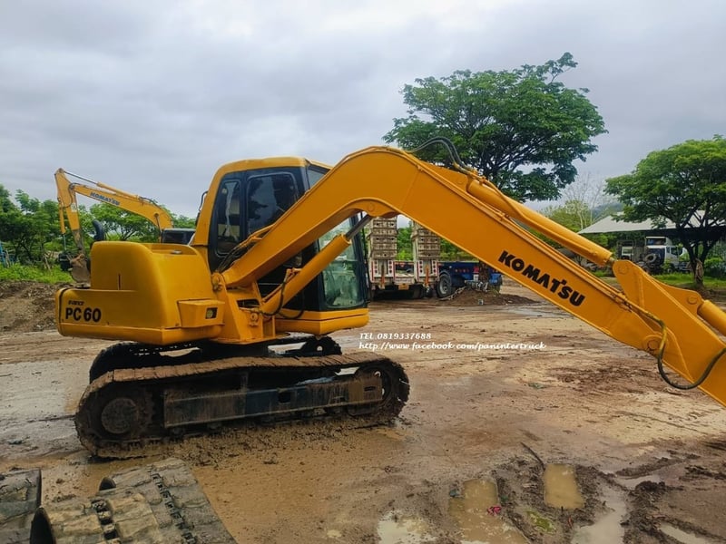 #รถขุดใหญ่ #รถขุด #รถขุดโคมัสสุ HYD. EXCAVATOR #KOMATSU #PC60รุ่น7 #รถขุด6ตัน #PC60  #60-7 