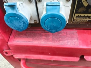 #เครื่องเชื่อมพร้อมชุดปั่นไฟ  #ชินไดว่า WELDING #GENERATOR #SHINDAIWA  #DGW300M  #6.6KVA.