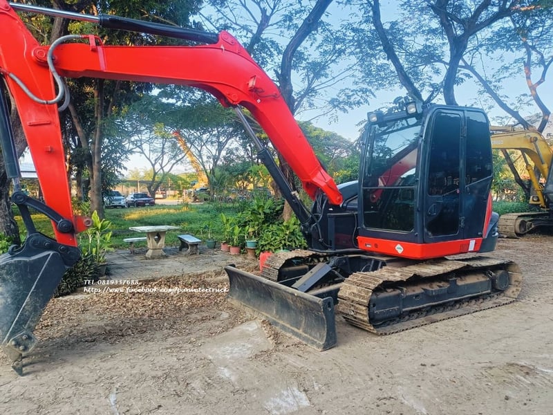 #มีเล่มทะเบียน มีบริการจัดส่ง🚍 #รถขุดคูโบต้า  #คูโบต้า 7,xxx  ชั่วโมง 💥 #รถขุดKUBOTA  #KUBOTA  #KX080