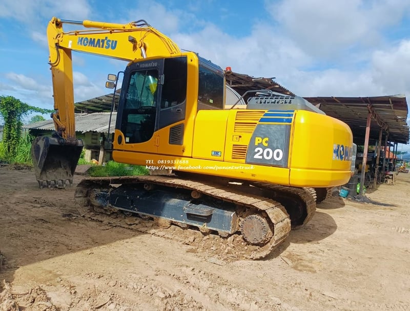 KOMATSU   #PC200  #PC2008MO ขนาด 20ตัน  ปี2013  #มีเล่มทะเบียน  #พร้อมชุดโอน เครื่องยนต์ 6D107 - 6สูบ -147แรงม้า