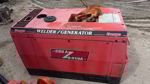 42,000 Uาท #เครื่องเชื่อมพร้อมชุดปั่นไฟ #เครื่องเชื่อม  #เดนโย่ WELDING #GENERATOR  #DENYO  #BLW 280SS