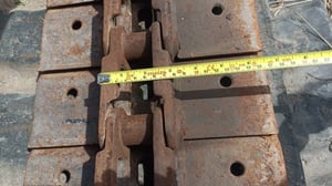 SALE FROM JAPAN #TRACK SHOE5 (คู่ละ) 15,500  Uาท #โซ่พร้อมแผ่นแทรค #แทรครถขุด