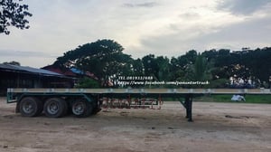 211,000 บาท 🎉 #หางพื้นเรียบ   #รถกึ่งพ่วง แบบรุ่น CM64 สีขาว