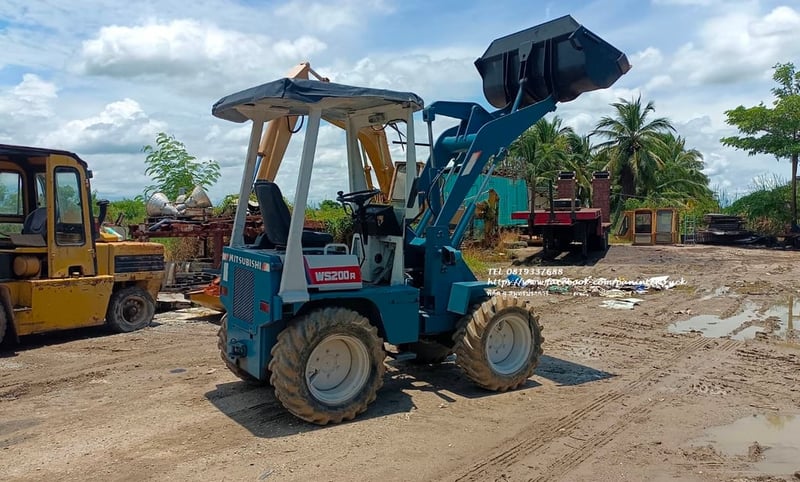 199,000 Uาท เท่านั้น!! พิกัด จ.สมุทรปราการ FROM JAPAN #รถตัก #รถตักล้อยาง เก่าญี่ปุ่น ยี่ห้อ #มิตซูบิชิ