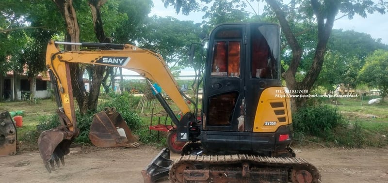 รถขุดเล็ก #ซานี่ MINI. #EXCAVATOR #SANY #SY35 #SY35U รถขุดเล็ก #ซานี่ MINI. #EXCAVATOR #SANY #SY35 #SY35U