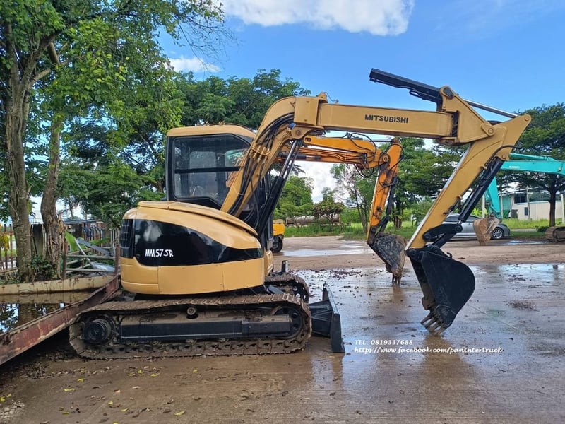 355,000 Uาท 🎉  #รถขุดเก่านอก  #รถขุดมิตซูบิชิ MINI. EXCAVATOR #MITSUBISHI #MM57SR