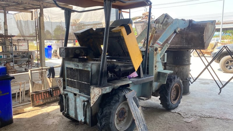 รถตักล้อยางTCM808 เอวอ่อน บุ๋งกี๋0.7Q ขับเคลื่อน4WD รถตักล้อยางTCM808 เอวอ่อน บุ๋งกี๋0.7Q ขับเคลื่อน4WD