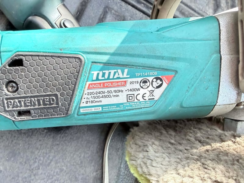 าย Total เครื่องขัดสีรถไฟฟ้า 1400 วัตต์ (รุ่นงานหนัก) รุ่น TP 1141806 สภาพ 95% และ เครื่องขัดแบบ Duo Action ทั้งคู่ราคา 3,000 บาท มารับเองได้ หรือ Video Call ดูการใช้งานได้ตลอด าย Total เครื่องขัดสีรถไฟฟ้า 1400 วัตต์ (รุ่นงานหนัก) รุ่น TP 1141806 สภาพ 95% และ เครื่องขัดแบบ Duo Action ทั้งคู่ราคา 3,000 บาท มารับเองได้ หรือ Video Call ดูการใช้งานได้ตลอด