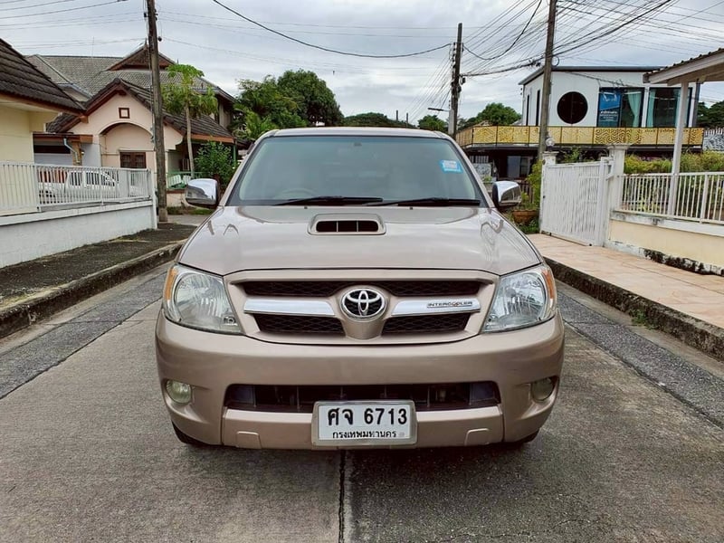 #TOYOTA HILUX VIGO DOUBLE. CAB 3.0G ปี 2004 🚩 สีน้ำตาล #เกียร์ออโต้  #รถมือเดียว      