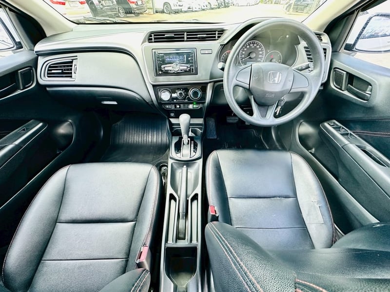  #HONDA NEW CITY 1.5S (AS) ปี2018 สีขาว เกียร์ออโต้ เครื่องเบนซิน