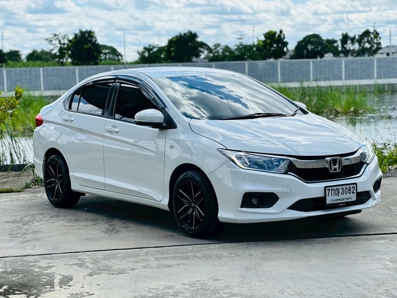  #HONDA NEW CITY 1.5S (AS) ปี2018 สีขาว เกียร์ออโต้ เครื่องเบนซิน