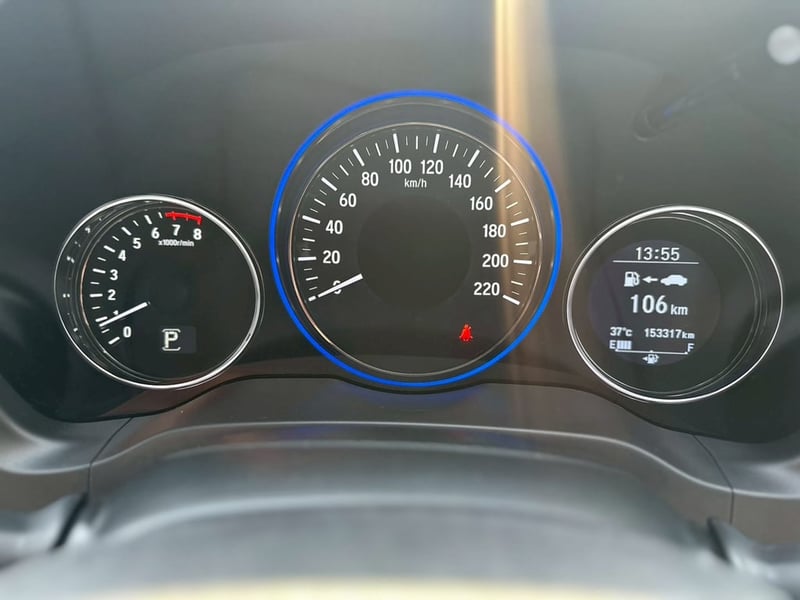 #HONDA HRV 1.8EL SUNRUFF TOP ปี2016 สีขาว เกียร์ออโต้ เครื่องเบนซิน