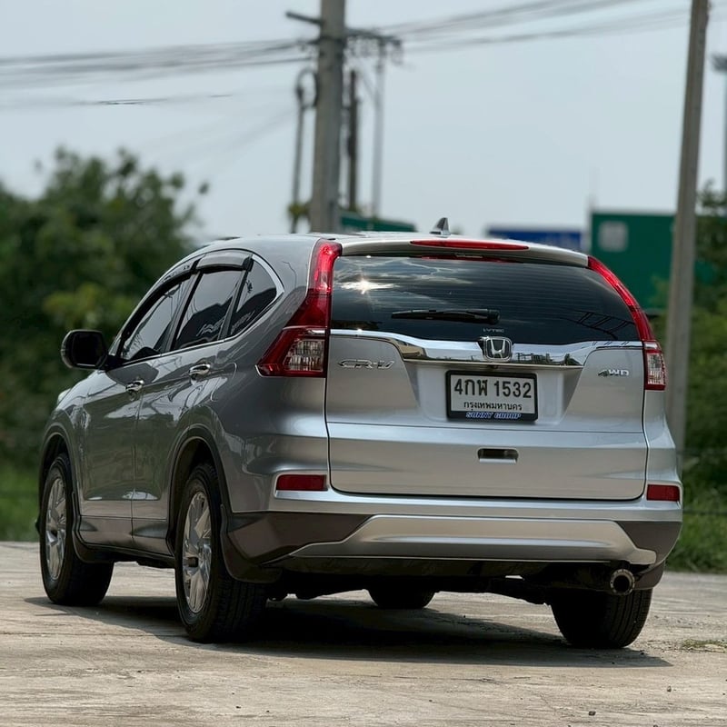 Honda CR-V 2.0 E Gen4 MNC (AWD) ปี 2016 สีเทา – รถมือเดียว ประวัติสวย ราคา 379,000.-