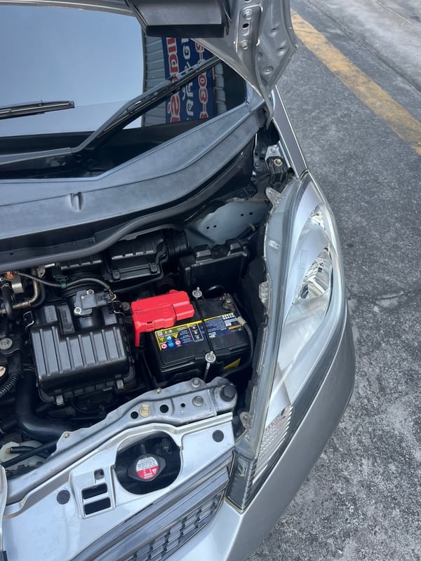 2012 Honda jazz 1.5 Jpan AT สีเทา  