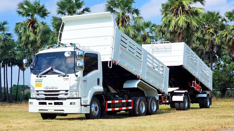ISUZU FRR 210แรงม้า รถบรรทุก 10ล้อ ดั้มพ์ ปี2020
